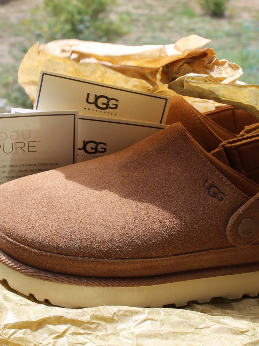 UGG Goldenstar Suede Family Matching Backstrap Clogs 9 - Picture 5 of 11